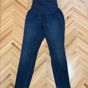 Indigo Blue Maternity Jeans Size Large